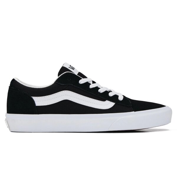 Vans Vero Ls Suede Canvas Black White Vn000y7hba21 