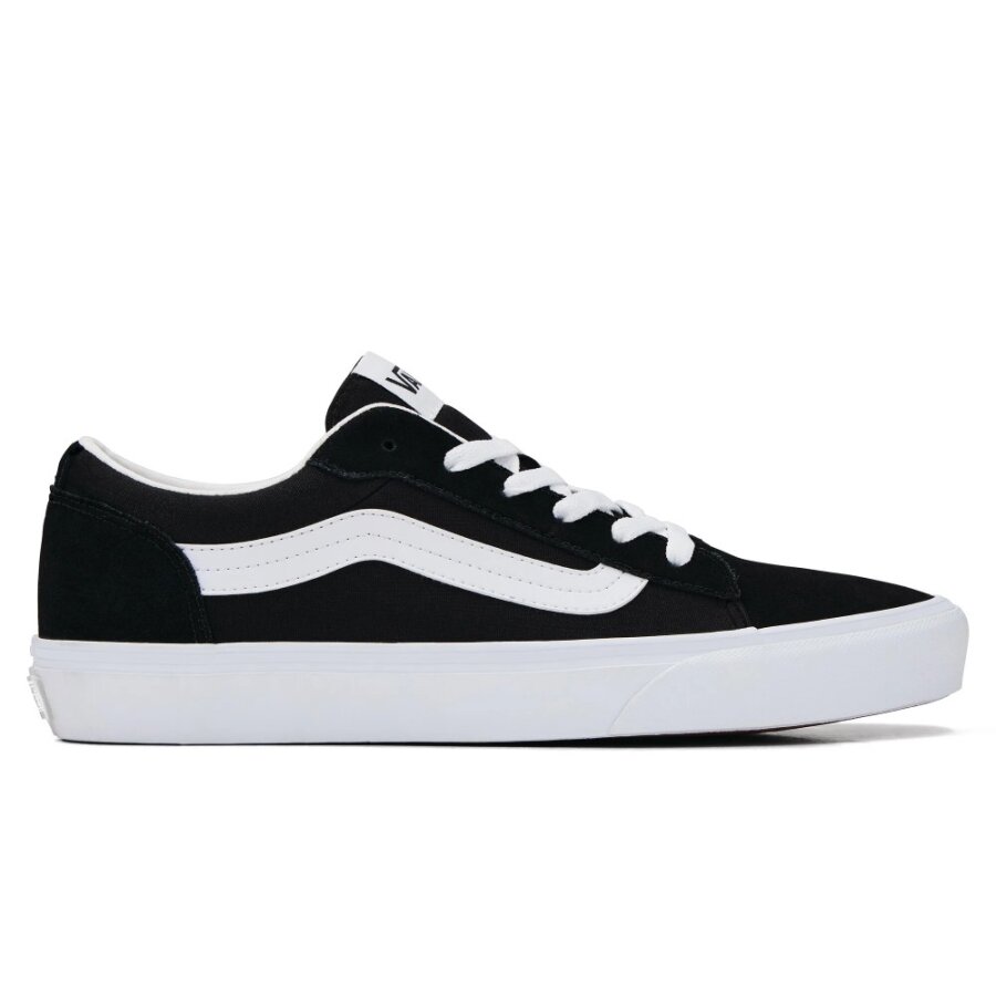 Vans Vero Ls Suede Canvas Black White Vn000y7hba21  - 1
